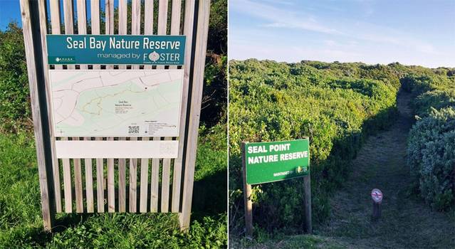 Foster-sign-boards-marking-nature-reserves-and-walking-trails
